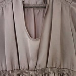 Zara Basic women's blouse, small, grey silver