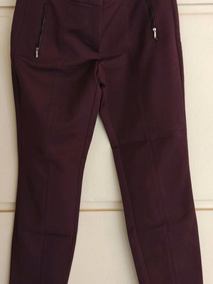 Next Capri Pants purple like new, size 40 winter with fake pockets