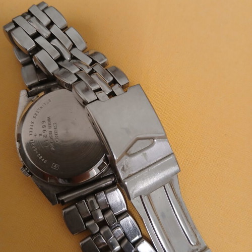 Seiko 5 automatic watch used, silver men's