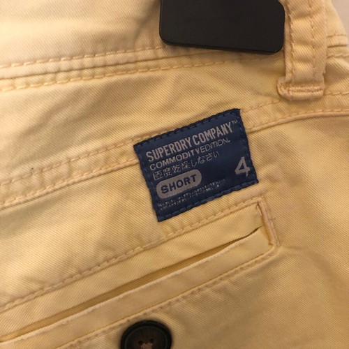 Superdry women's shorts like new, yellow, size S