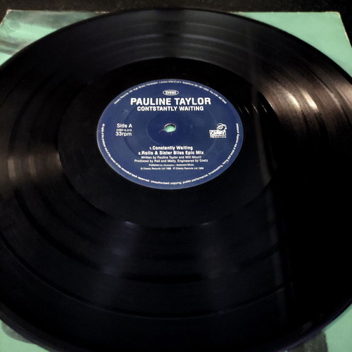 Pauline Taylor Constantly Waiting 12'' Vinyl Maxi Single used, electronic