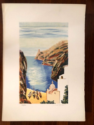 Renato Bittoni λιθογραφία 70 x 50cm σαν καινούργιο