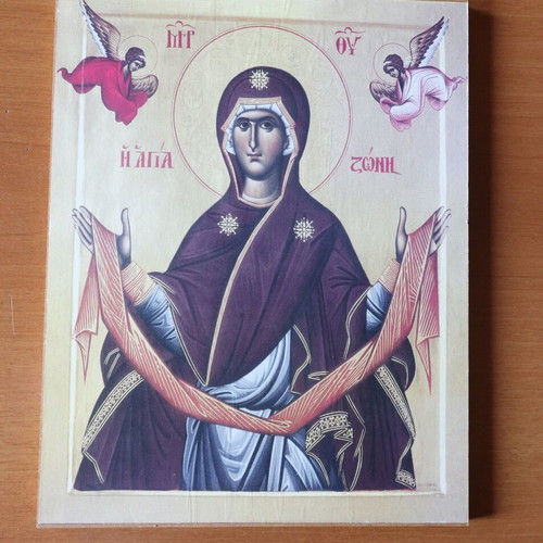 Icon of Virgin Mary in good condition