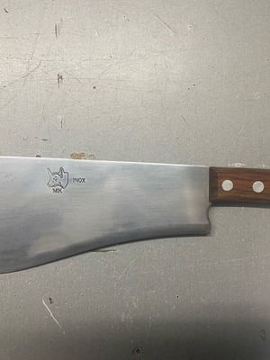 Balta (kamboura) stainless steel with wooden handle like new