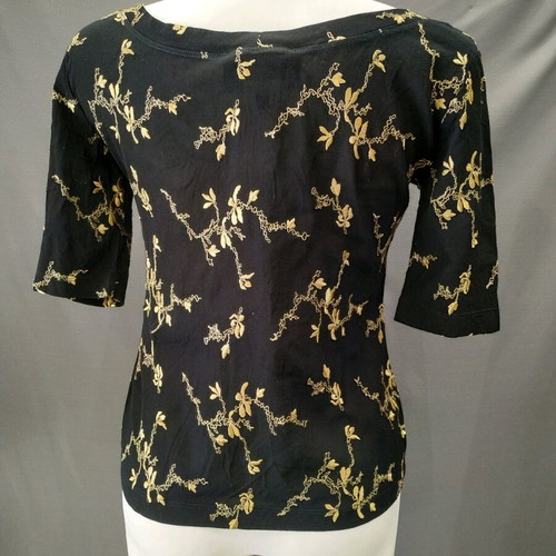Embroidered blouse like new, vintage summer top size M