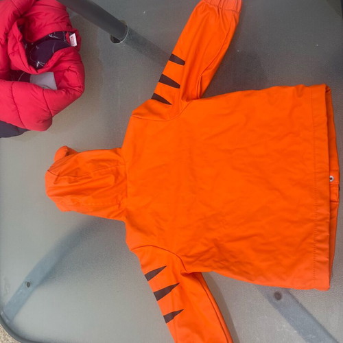 Raincoat tiger, Marvel Spider Man jacket and Zara shorts like new