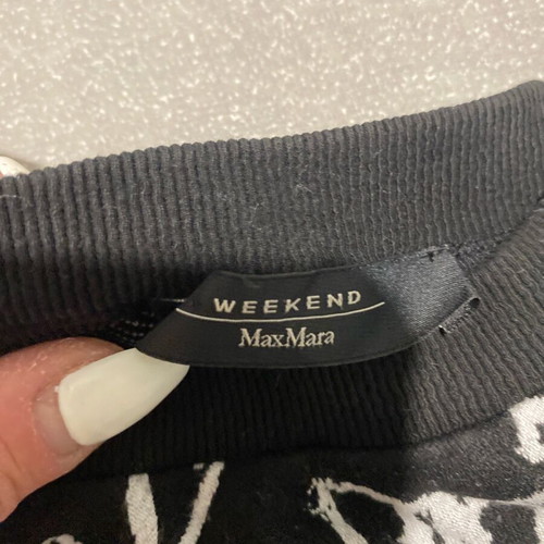 Max Mara Weekend women's wool sweater like new, size S-M, black and white