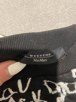 Max Mara Weekend women's wool sweater like new, size S-M, black and white