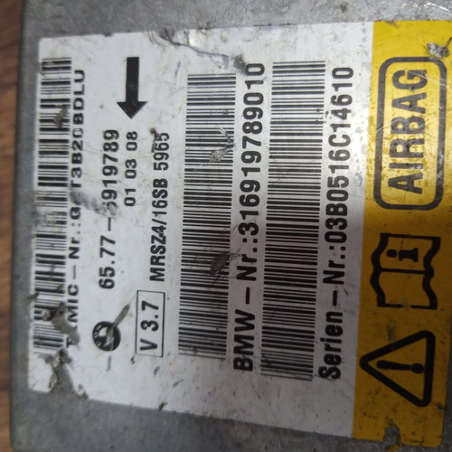 Airbag module BMW 5 E39 used, set of 3