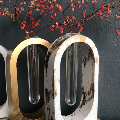 Gypsum Bonbonniere Vase New