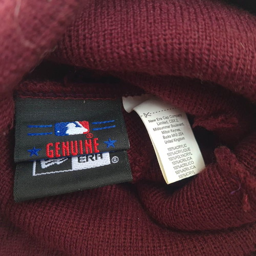 New Era NY New York Yankees MLB men's winter hat like new, One Size, red