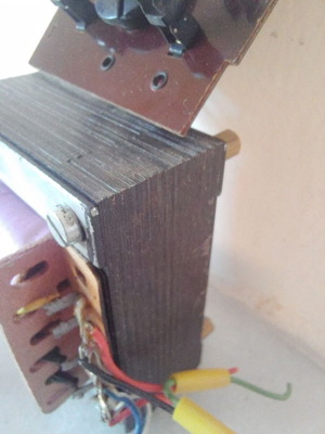 Current transformer used, from old radio