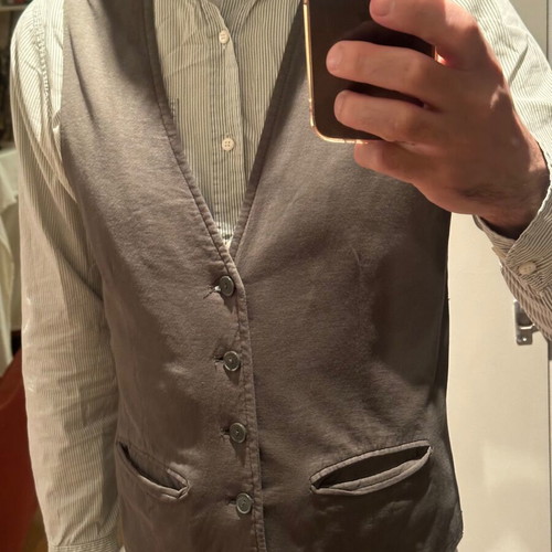 Bershka vest khaki like new, size L