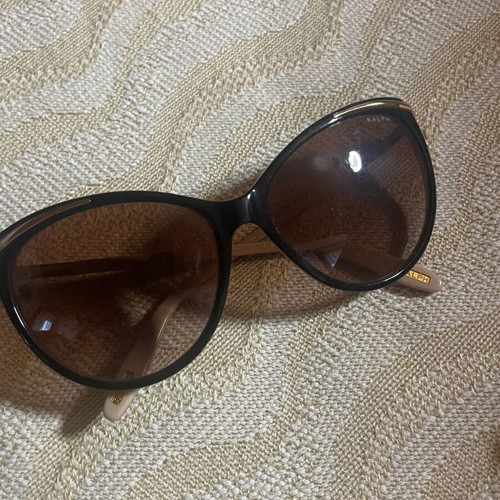 Ralph Lauren sunglasses used, authentic cream acetate