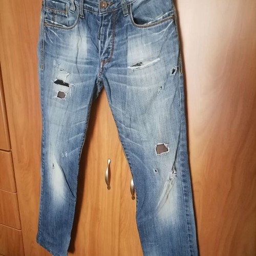 Edward men's jeans used with rips, size 29