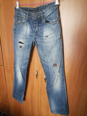 Edward men's jeans used with rips, size 29