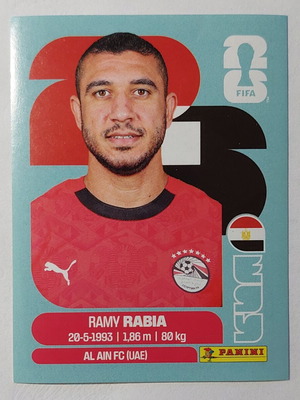FIFA World Cup 2026 sticker Ramy Rabia Egypt new