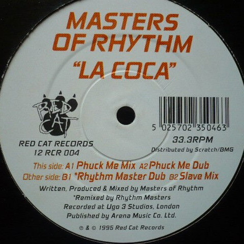 Masters Of Rhythm La Coca vinyl record used, electronic
