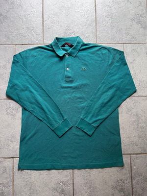Robe di Kappa long sleeve polo shirt XL used, turquoise