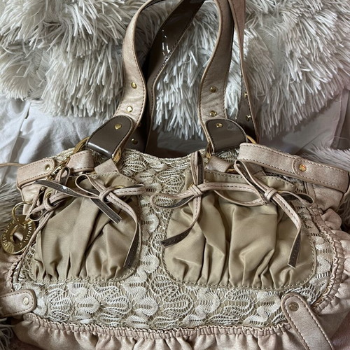 Blumarine Blugirl Y2K small handbag, beige