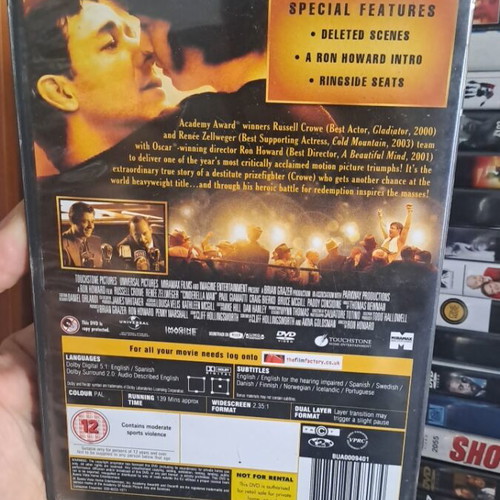 Cinderella Man DVD used with English subtitles