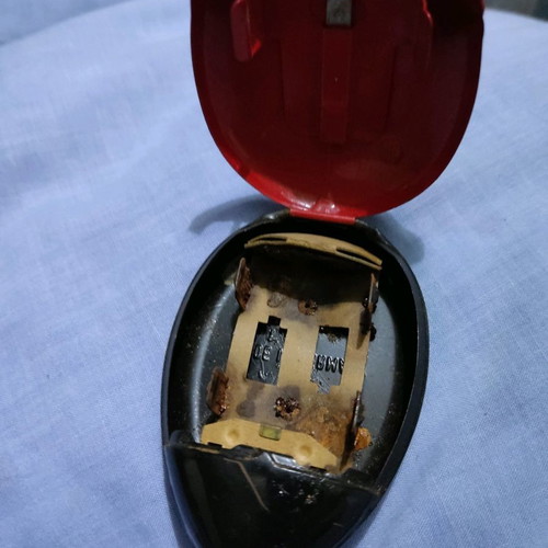 Ladybug flashlight used, metal