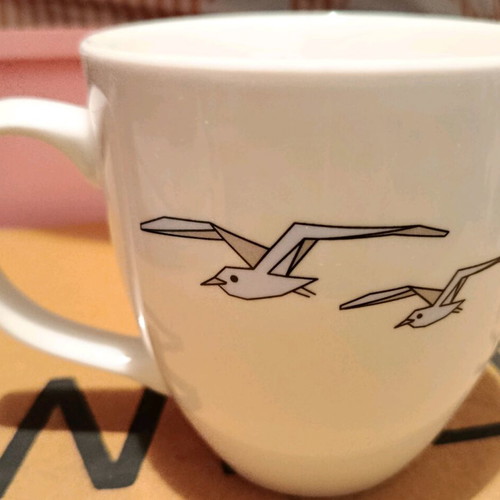 Mug from the "A future perfect" collection like new, ceramic