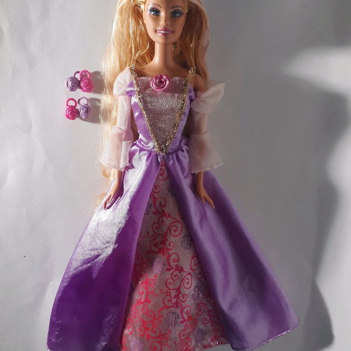 Barbie Rapunzel Cut and Style doll used