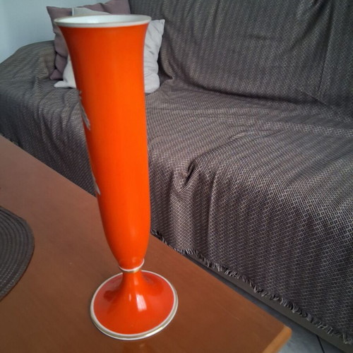 Porcelain vase Bavarian porcelain, like new, height 31 cm
