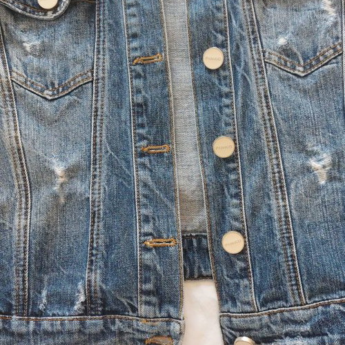 Pinko women's denim jacket used, size M