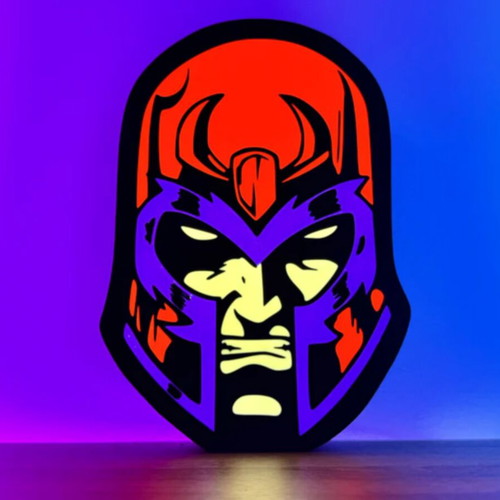 Magneto lamp like new, USB powered with switch, 22x15cm