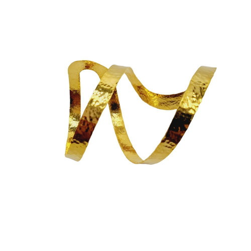 Bracelet with gold strips asymmetrical new