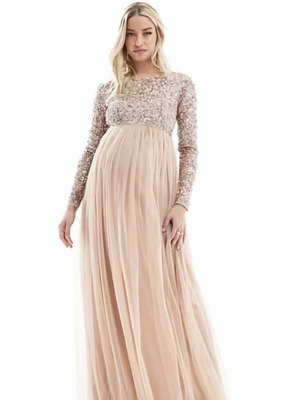 ASOS Formal Maternity Wedding Dress like new, size M