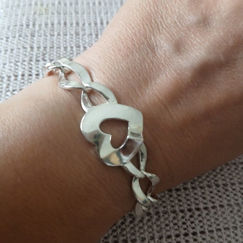 Folli Folli 925 silver bracelet like new, 19 cm diameter, 20 grams