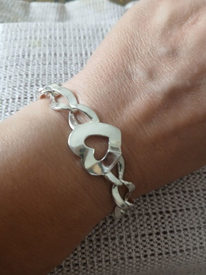 Folli Folli 925 silver bracelet like new, 19 cm diameter, 20 grams