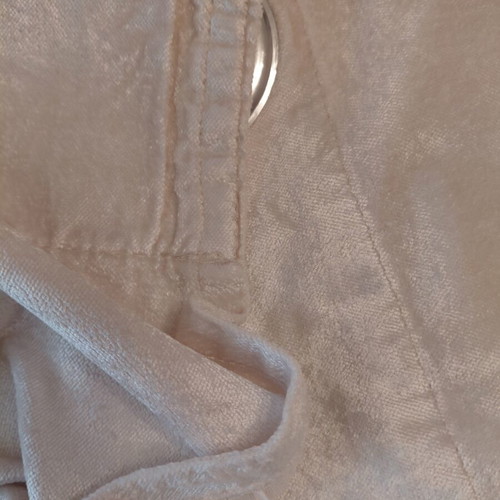 Zara Home curtain chenille fabric premium, like new, beige cream