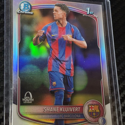 2025/26 Bowman Chrome UEFA Youth League Shane Kluivert 1st Bowman Refractor card