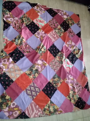 Παπλωματοθήκη vintage patch work μεταχειρισμένη