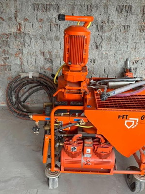 PFT G4 Light II plastering machine used, mixing pump