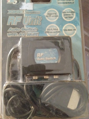 Xbox compatible RF unit auto switch with AV multi