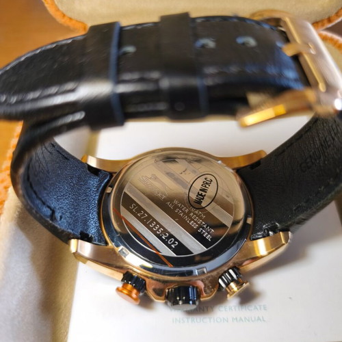 Slazenger SL.27.1335.2.02 wristwatch men's new with orange details