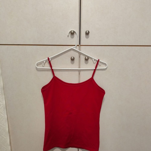Zara red top used, size M
