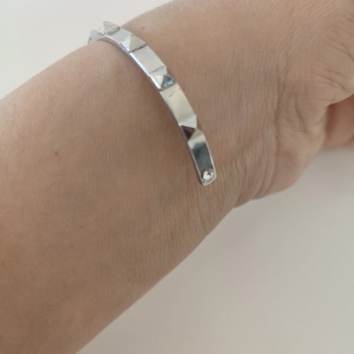 BCBG Max Azria bracelet like new, silver