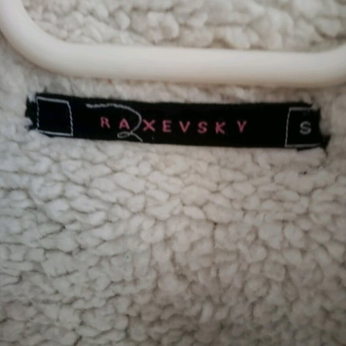 Raxevsky women's jacket with fur lining like new, blue, size S