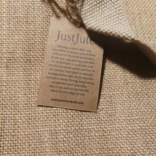 Summer shoulder bag new, made of jute, beige