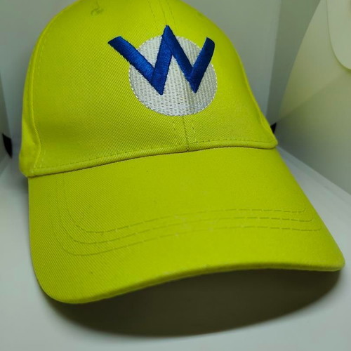 Super Mario World Wario Hat like new, yellow, one size