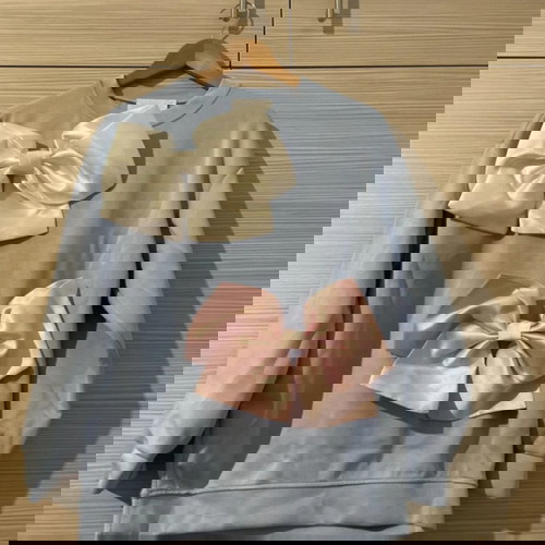 Суитшърт с панделки като нов, one size