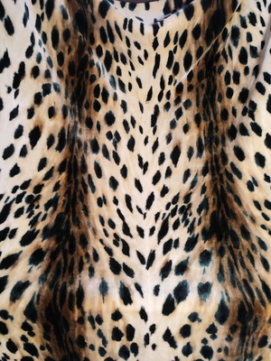 Blanket with leopard motif Dolan like new