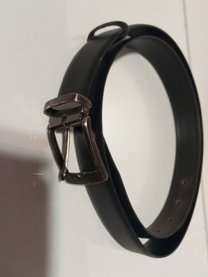Manetti men's leather belt black like new, size 120