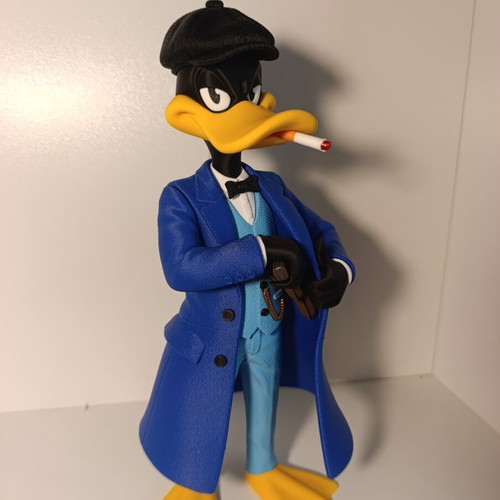 Daffy Duck Gangster Figure 3D printed collectible